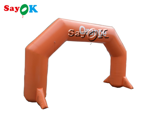 Orange PVC Inflatable Entrance Arch For Event Advertising Promotion