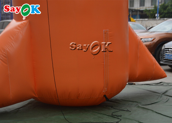 Orange PVC Inflatable Entrance Arch For Event Advertising Promotion