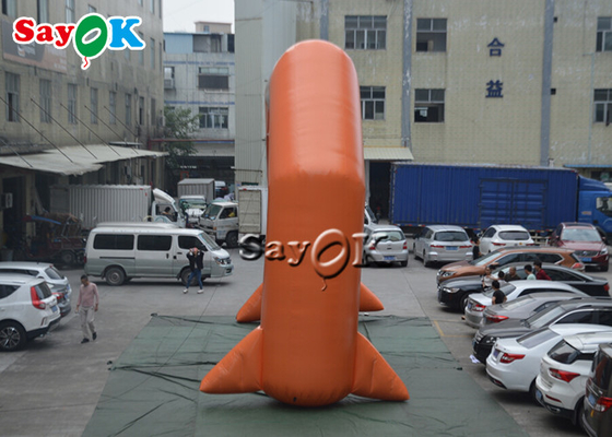 Orange PVC Inflatable Entrance Arch For Event Advertising Promotion