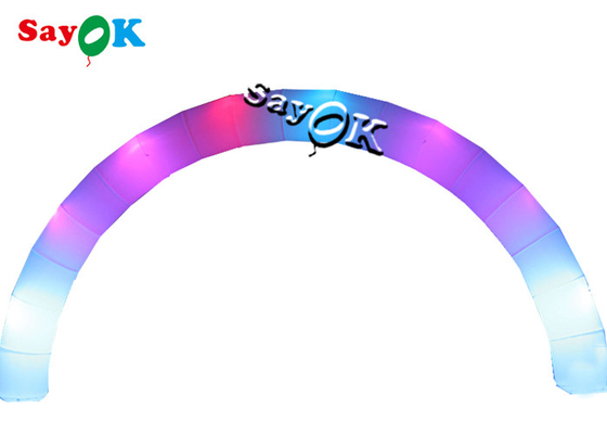 Inflatable Entrance Arch Nylon Cloth Advertising LED Inflatable Arch For Party Event Decoration