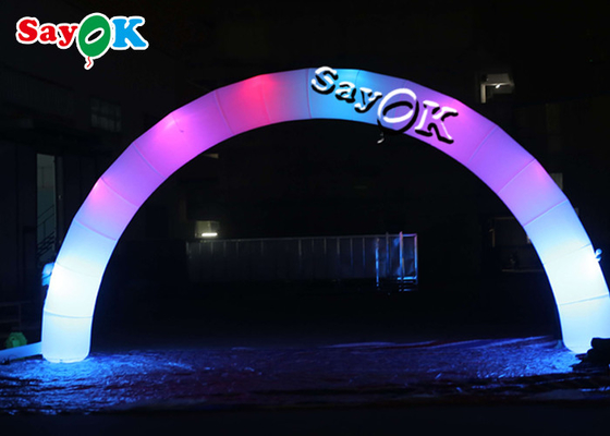 Inflatable Entrance Arch Nylon Cloth Advertising LED Inflatable Arch For Party Event Decoration