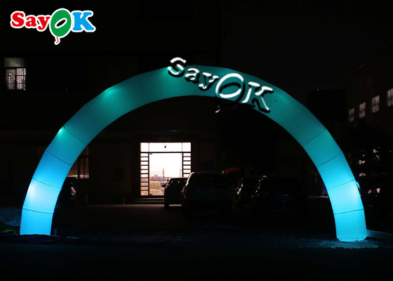 Inflatable Entrance Arch Nylon Cloth Advertising LED Inflatable Arch For Party Event Decoration