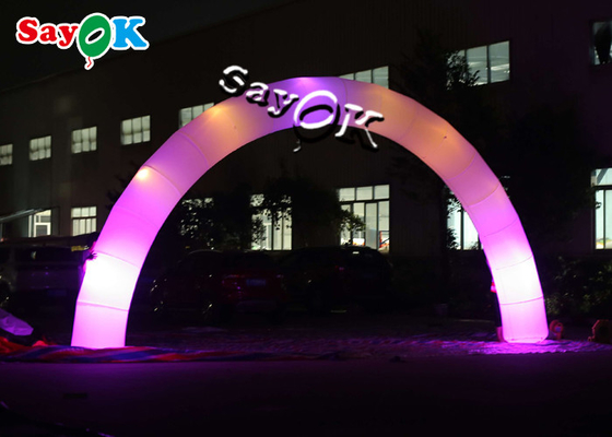 Inflatable Entrance Arch Nylon Cloth Advertising LED Inflatable Arch For Party Event Decoration