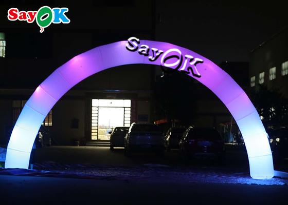 Inflatable Entrance Arch Nylon Cloth Advertising LED Inflatable Arch For Party Event Decoration