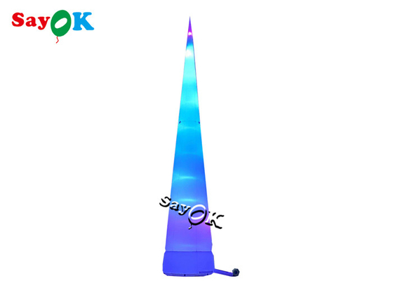 Giant Inflatable LED Cone remote controlled Outdoor Lighting Decoration