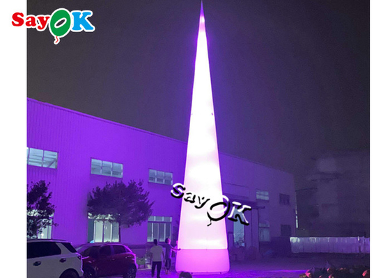 Giant Inflatable LED Cone remote controlled Outdoor Lighting Decoration
