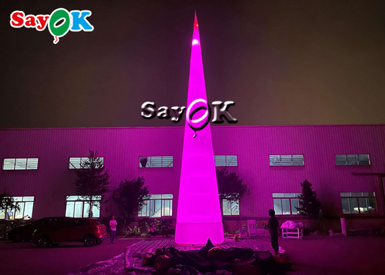 Giant Inflatable LED Cone remote controlled Outdoor Lighting Decoration