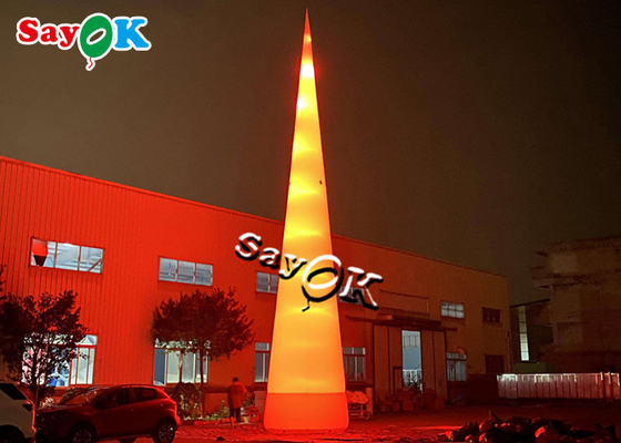 Giant Inflatable LED Cone remote controlled Outdoor Lighting Decoration