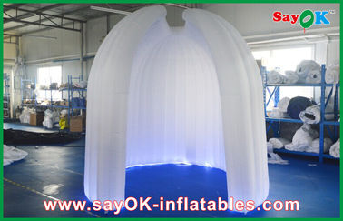 Inflatable Photo Booth Hire Vaulted White LED Inflatable Photo Booth Hire With Blower For Photos