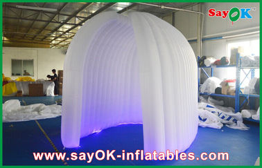 Inflatable Photo Booth Hire Vaulted White LED Inflatable Photo Booth Hire With Blower For Photos