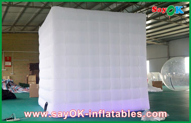 Small Photo Booth LED Inflatable Photo Booth Kiosk With CE Blower For Wedding Ceremony