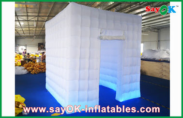 Small Photo Booth LED Inflatable Photo Booth Kiosk With CE Blower For Wedding Ceremony