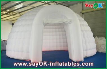 Inflatable Yard Tent OD 5m Inflatable Air Tent White , Inflatable Dome Tent For Exhibition