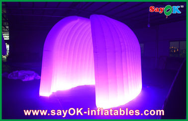 Custom Inflatable Tent Wedding Party Round Inflatable Air Tent 210D Oxford Cloth With LED Lighting