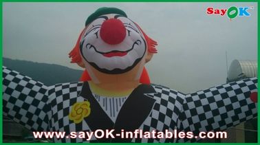 Customized Commericial Vivid Inflatable Clown Mascots With Logo Printing Inflatable Advertising Characters