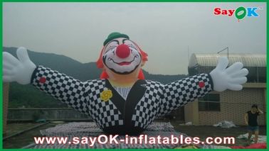 Customized Commericial Vivid Inflatable Clown Mascots With Logo Printing Inflatable Advertising Characters