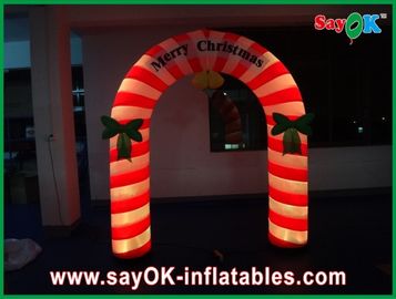 9 Feet Holiday Decotations Lovely Inflatable Christmas Arch With Led Lights
