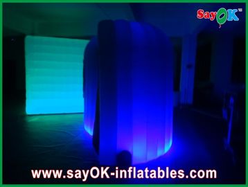 Inflatable Photo Studio Indoor Inflatable Photobooth Shell Tent  Wedding Ceremony With Camera Logo