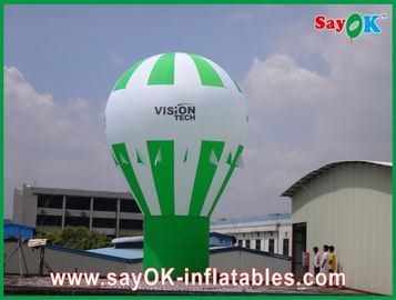 Green Ground Advertising Balloons Custom Inflatable Products Rainbow Design