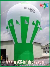 Green Ground Advertising Balloons Custom Inflatable Products Rainbow Design