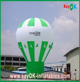 Green Ground Advertising Balloons Custom Inflatable Products Rainbow Design