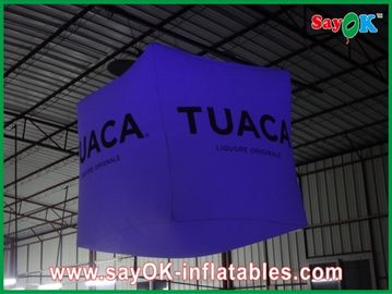 Custom PVC Inflatable Lighting Decoration Led Light Cube For Advertising