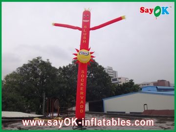Dancing Air Puppets Inflatable Air Dancer / Attractive Mini Inflatable Smile Air Tube Man For Wedding