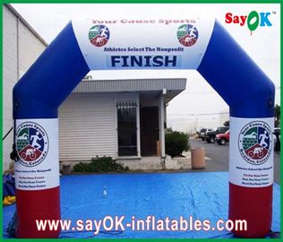 Inflatable Finish Line Arch Rental Colourful Double Gate Inflatable Entrance Arch Waterproof Air Arch For Promotion