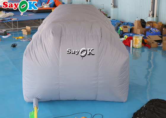 Inflatable Work Tent Gray Air Tight Inflatable Tent Car Spray Booth Waterproof Anti UV