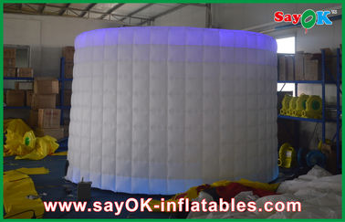 Inflatable Led Photo Booth Exhibition Instant Photo Booth With Internal Fan Partition Use