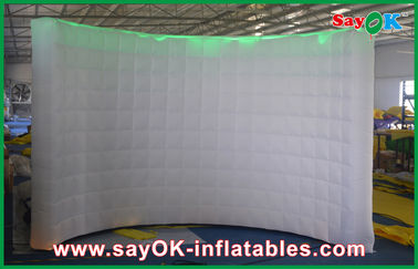 Inflatable Led Photo Booth Exhibition Instant Photo Booth With Internal Fan Partition Use