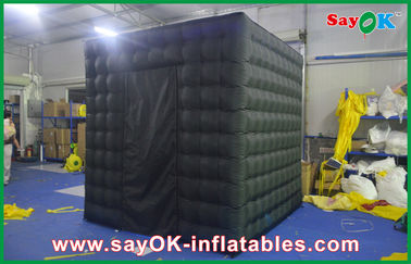 Inflatable Photo Booth Hire Black 210D Oxford Cloth Inflatable Photo Booth For Family Backyard