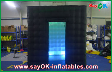 Inflatable Photo Booth Hire Black 210D Oxford Cloth Inflatable Photo Booth For Family Backyard