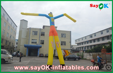 Air Dancing Man 7m High Heavy Duty Inflatable Air Dancer Man With Custom Logo For Promotion