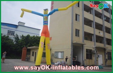 Air Dancing Man 7m High Heavy Duty Inflatable Air Dancer Man With Custom Logo For Promotion