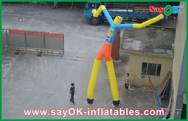 Air Dancing Man 7m High Heavy Duty Inflatable Air Dancer Man With Custom Logo For Promotion