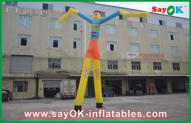 Air Dancing Man 7m High Heavy Duty Inflatable Air Dancer Man With Custom Logo For Promotion