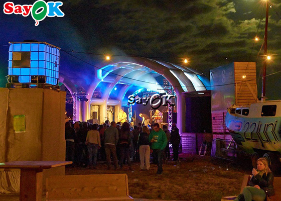 Outdoor Inflatable Tent Customized Inflatable Event Tent For Road Show Stage Activities