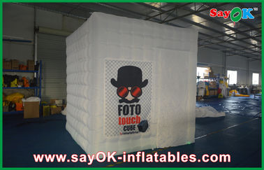 Inflatable Photobooth Attractive Printing Logo Diy Photo Booth For Party / Graduation