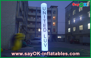 White Portable Inflatable Lighting Decoration For Rental Business