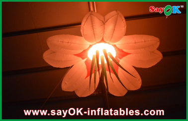 Party Inflatable Lighting Decoration Orange / Green Customized