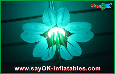 Party Inflatable Lighting Decoration Orange / Green Customized