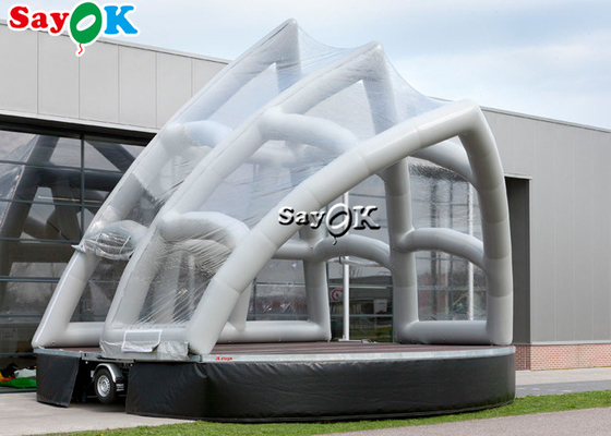 Inflatable Outdoor Tent Custom Large Flexible Inflatable Stage Tent Blow Up Podium Tent
