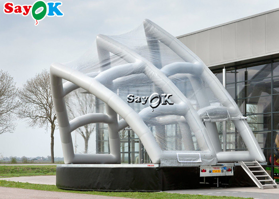 Inflatable Outdoor Tent Custom Large Flexible Inflatable Stage Tent Blow Up Podium Tent