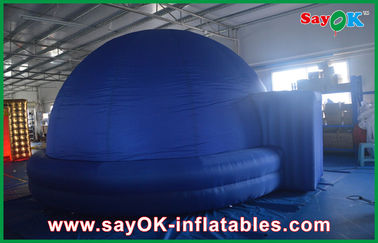 Dia 5m Blue Inflatable Planetarium Dome Tent Watching Movie Use