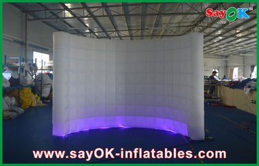 Inflatable Led Photo Booth 12 Color Inflatable Building 210D Polyester Cloth Commerce Use