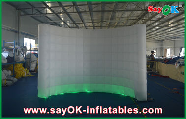 Inflatable Led Photo Booth 12 Color Inflatable Building 210D Polyester Cloth Commerce Use