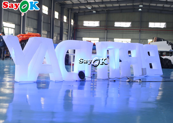 Large 1.3m 190T Inflatable LED Letters For Birthday Party Event Decoration