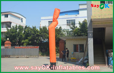 Inflatable Tube Man Giant Cute Parachute Material Inflatable Air Dancer With Logo