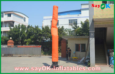 Inflatable Tube Man Giant Cute Parachute Material Inflatable Air Dancer With Logo